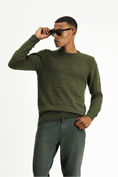 Kiğılı Patterned Slim Fit Crew Neck Knitwear Sweater