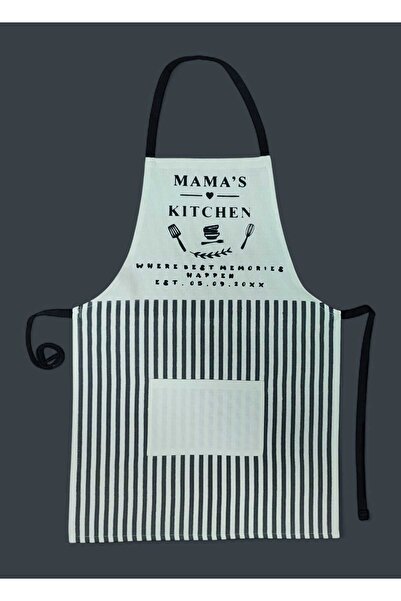 PİKKO HOME Basic Printed Polyester Kitchen Apron