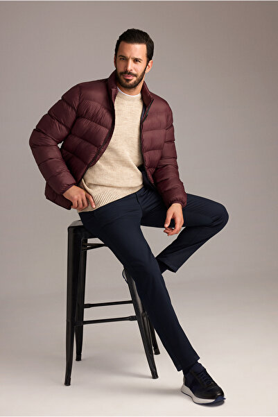 Kiğılı Crew Neck Regular Fit Seamless Patterned Knitwear Sweater