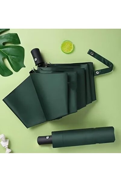 huitich Fully Automatic Dual-Purpose Umbrella Midsummer Green