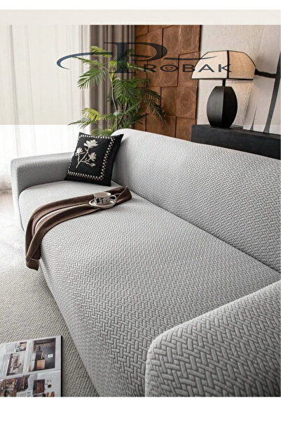 probak Килимок для дивана з ефектом плетіння, з гумкою, не ковзає, чохол для дивана, 1 шт.