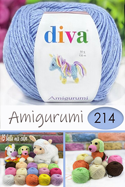 Diva İplik Divagurumi-Lux Amigurumi İpi-214 Bebe Mavi