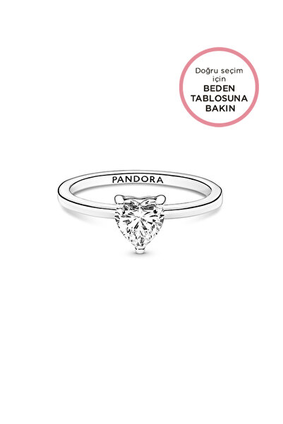 Pandora Işıltılı Kalp Tektaş Yüzük