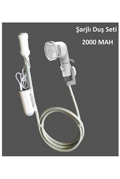 ithalalem Portatif Kamp Duşu Kaliteli ve USB Şarjlı Damacanaya girebilen Araç Karavan her yerde