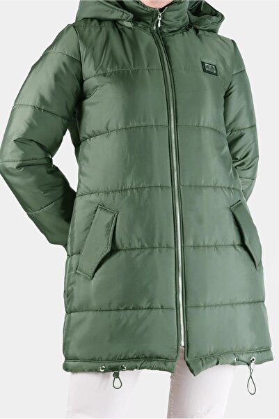 Alvina Puffer Jacket with Hood and Gathered Skirt - 90275