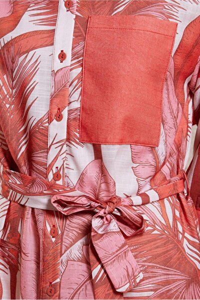 Alvina 44772 Patterned Linen Tunic - Effect Design