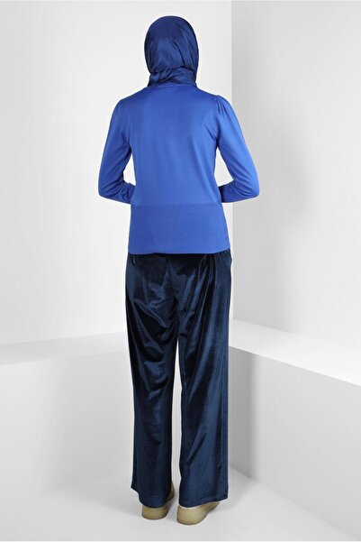 Alvina GENİŞ PAÇA KADİFE PANTOLON 70643