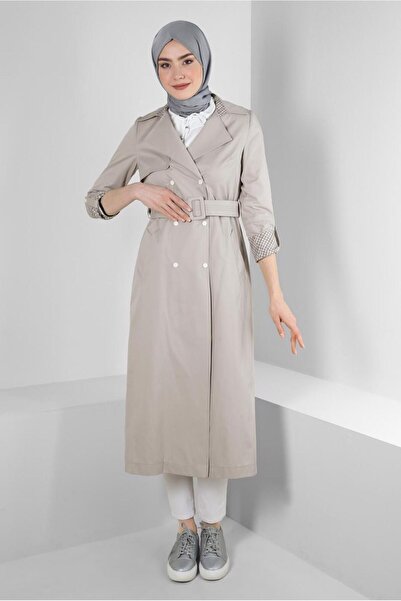 Alvina КАРТАТИЙ ТРЕНЧ З ДЕТАЛЬНИМ ПОЯСОМ 10743