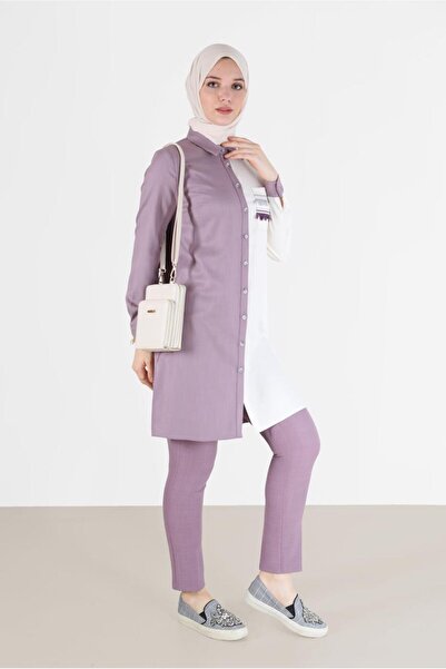 Alvina Two-Color Tassel Detailed Tunic 42291