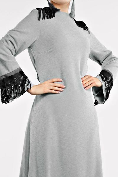 Alvina Fringe Detailed Dress 4498