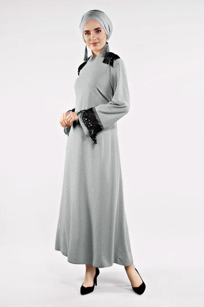 Alvina Fringe Detailed Dress 4498