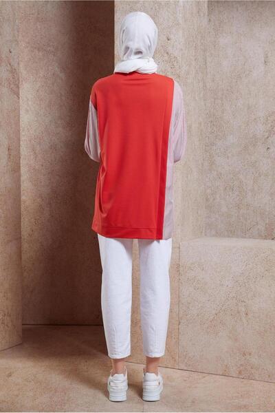 Alvina 44751 Model Garnished Tunic Tracksuit