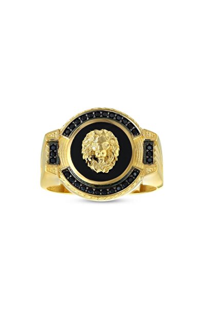 Assos Pırlanta Altın Erkek Yüzük - 14K