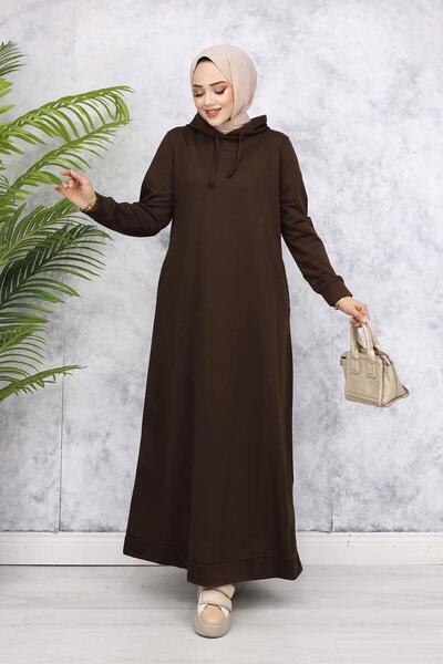 TRENDTESETTÜR ΓΥΝΑΙΚΕΙΟ ΚΑΦΕ ΦΟΡΕΜΑ ΜΕ ΚΑΠΟΥΝΤΣΟ T 2405