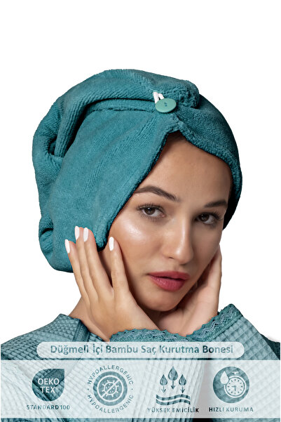 Ellia Soft Елегантна сушарка для волосся з товстої мікрофібри | Сушарка для волосся | Рушник для волосся | Рушник для сушіння волосся