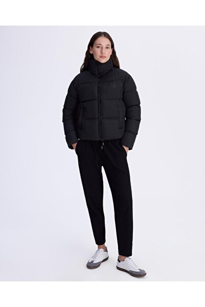 Kappa Authentic Arya Kadın Siyah Regular Fit Şişme Mont