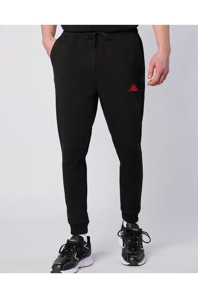 Kappa Ostel Pant Erkek Siyah Regular Fit Eşofman Altı