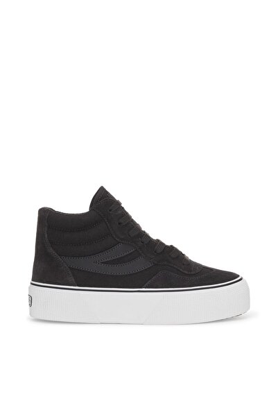 Superga 3141 Revolley Mid Platform Kadın Siyah Platform Sneaker