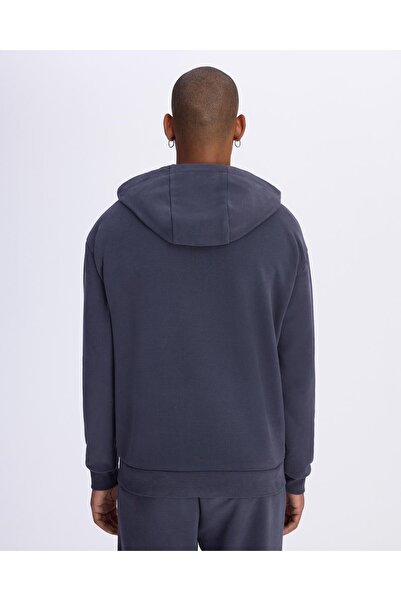 Kappa Автентична італійська худі Erkek Gri Comfort Fit Hoodie