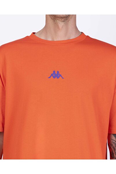 Kappa Authentic Goldes Men's Orange Regular Fit T-Shirt
