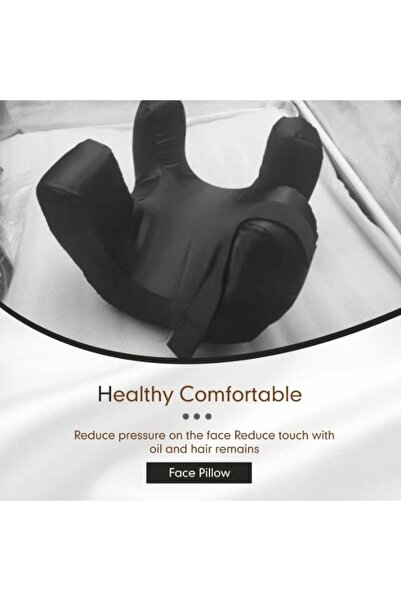 fulina Beauty Anti-Wrinkle Pillow,with Massage,11.6x12.6x10.4 in,for Side & Face Down Sleepers,Black