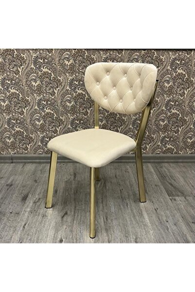 BY ORHAN GÜZEL ELMA SANDALYE 4 LÜ Mutfak Sandalyesi Elma Sandalye Gold