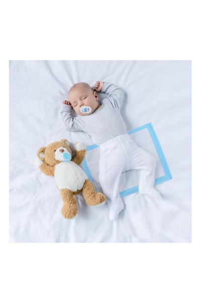 Generic 100 Pcs Small Disposable Changing Pad Leak-Proof Underpad Bed Table Protector Mat, Soft Non-