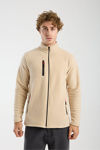 KAPHONE Unisex Fleece Full Zipper 3 Pocket Fleece Jacket