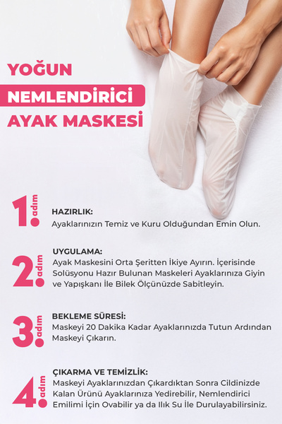 Dermokil Yoğun Nemlendirici Ayak Maskesi 30 Ml + Onarıcı El Maskesi 30 Ml 2 ' Li Set