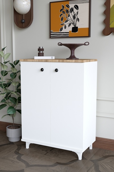 KZY Mobilya Pratik Ayakkabılık Çok Amaçlı Ayakkabılık