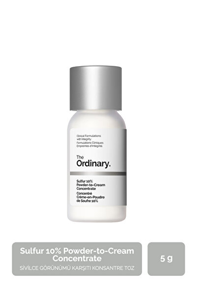 The Ordinary Sulfur 10% Powder-to-Cream Concentrate Görünümü Karşıtı Konsantre Toz Krem
