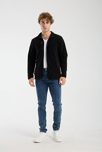 KAPHONE Unisex Fleece Full Zipper 3 Pocket Fleece Jacket