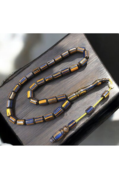 İnan Tesbih سبحة من خشب الكافور بلونين