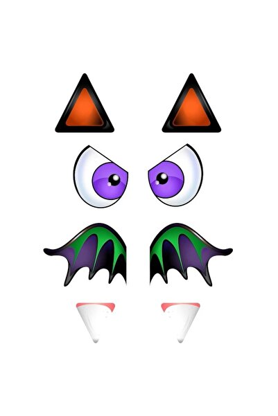 JOYIN Σετ διακόσμησης για το Χάλογουιν, υφασμάτινο, πολύχρωμο, 8 τεμάχια