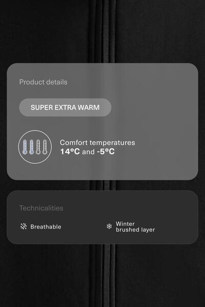 Oysho Super-extra-warm seamless technical jacket
