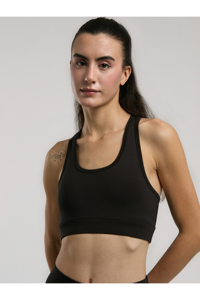 EVERLAST Everfit Training Essentials Black Women's Cross Back Sports Bra