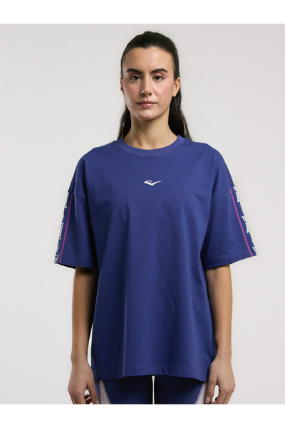 EVERLAST Boxing Club Wmn Oversize Koyu İndigo Kadın Tişört