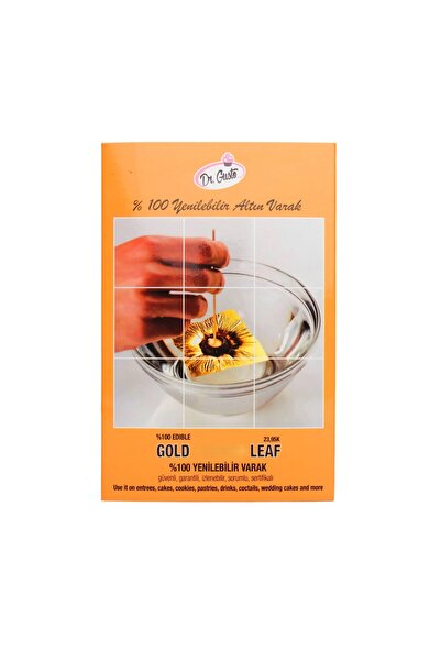 Dr. Gusto Yenilebilir Altın Varak 3 sayfa