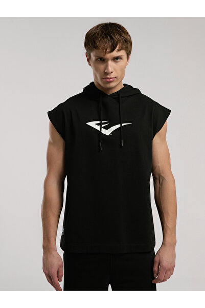 EVERLAST Мъжки суитшърт без ръкави Ever Classics Oversize Black