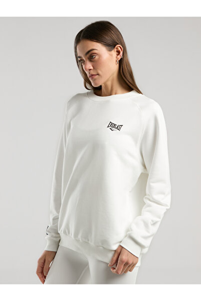 EVERLAST Ever Essentials Beyaz Kadın Sweatshirt