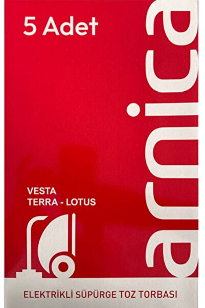 Arnica Original Dust Bag 5 Pieces Compatible with Terra-Vesta-Vesta Ergo-Lotus - Use Once - BKS5