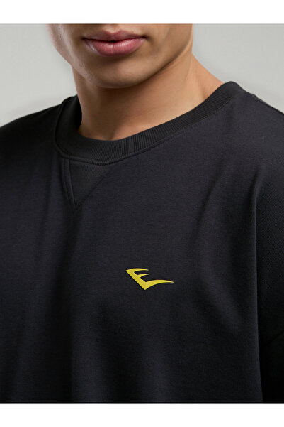 EVERLAST Ανδρικό μπλουζάκι Ever Classics Oversize με στάμπα στην πλάτη καπνιστό