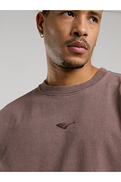 EVERLAST Ανδρικό μακρυμάνικο μπλουζάκι Bronx 1910 Washed Brown