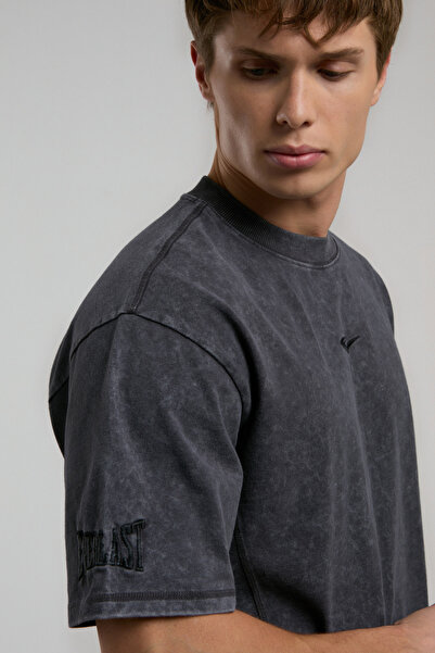 EVERLAST Ανδρικό μπλουζάκι Ny Street Oversize Anthracite