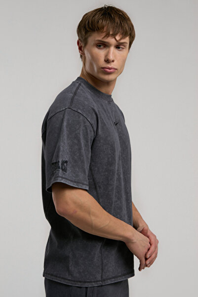 EVERLAST Ανδρικό μπλουζάκι Ny Street Oversize Anthracite