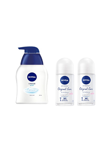 NIVEA original set liquid soap 250 ml + deodorant roll on 50 ml