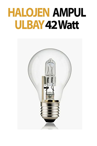 Ulbay Halojen Ampul 42 Watt ( Dimmer uyumlu )