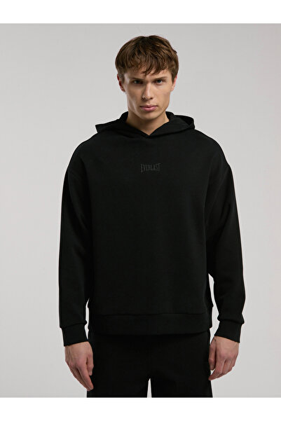 EVERLAST Ever Relaxed Comfort Чорна чоловіча толстовка з капюшоном