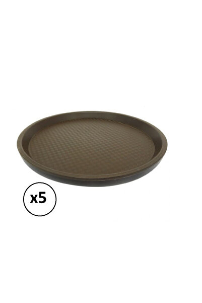 Clino Pack of 5 X Round non-stick tray d36cm