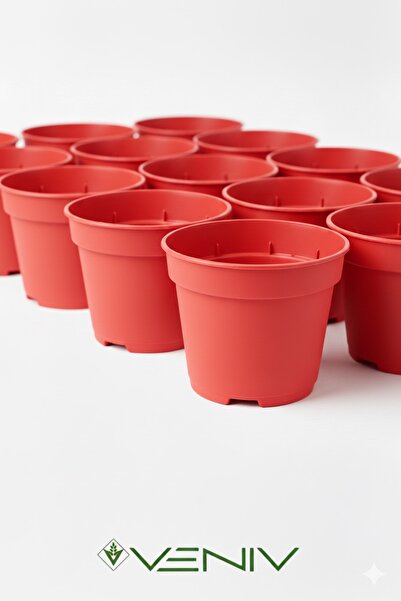 VENİV AGRİCULTURE Renkli Fide Yetiştime Saksısı 10 Adet-0.3L